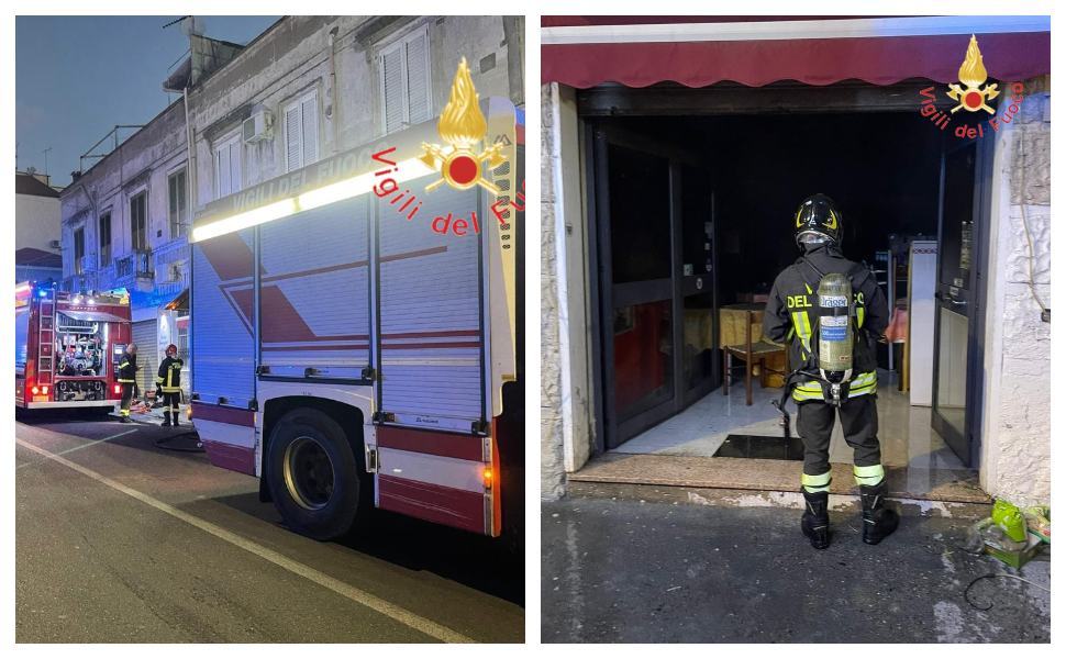 Scoppia l'incendio, in fiamme una pizzeria. Danni e macchinari distrutti 51 incendio pizzeria