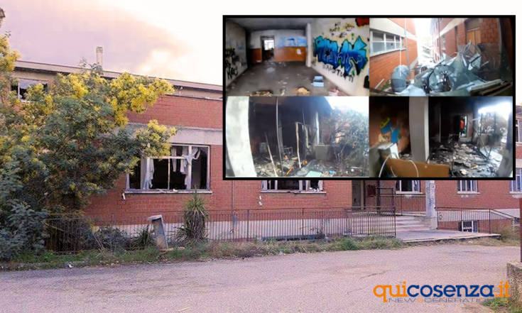 incendio scuola commenda video