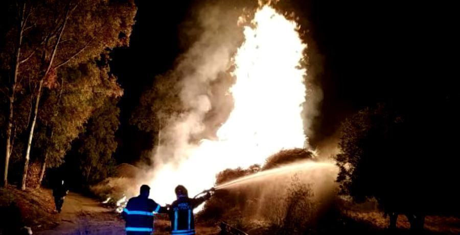 incendio sterpaglie lamezia