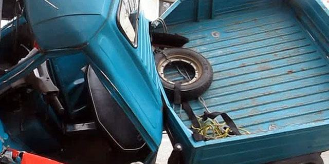 incidente moto ape