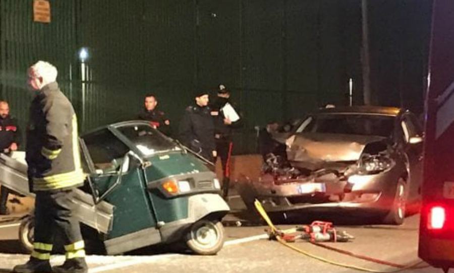 incidente palmi auto motoape