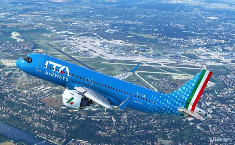 ita airways aereo in volo 2