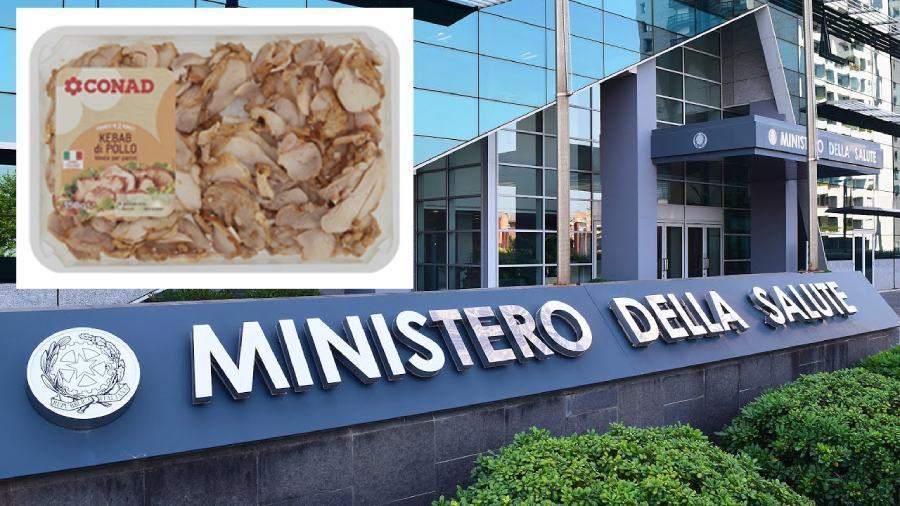 kebab pollo marchio conad frammenti plastica