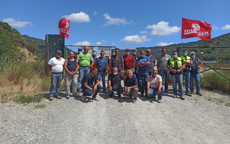 Strada Longobucco Mare (Mirto-Longobucco), sospeso lo sciopero e ripresi i lavori 51 lONGOBUCCO MARE operai fillea CGIL