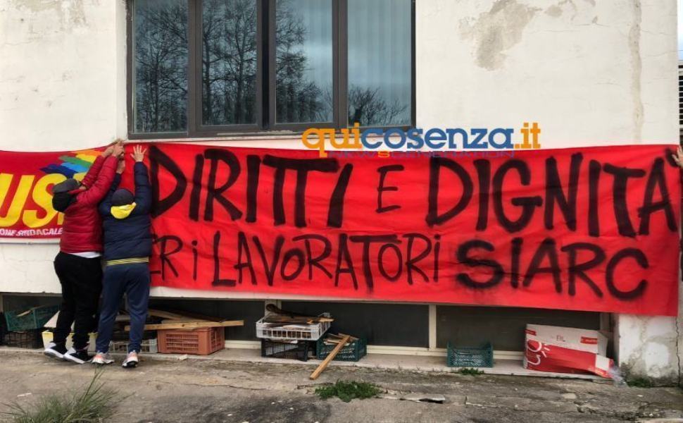 Lavoratori Siarc senza stipendio, Usb proclama lo stato d'agitazione 51 lavoratori siarc usb