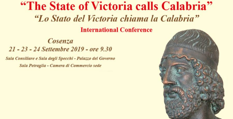 locandina the state of Victoria calls Calabria