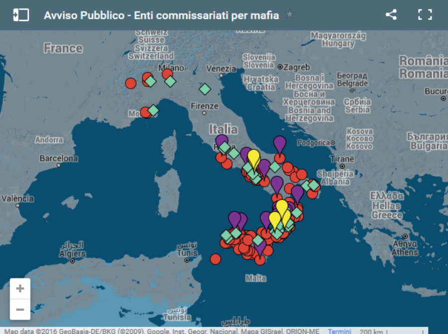 Comuni sciolti per mafia, Calabria tra le prime 4 regioni 80 mafia