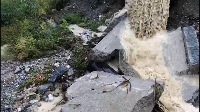 Torrente travolge acquedotto regionale, Sorical lancia l'allarme 51 maltempo torrente tuccio