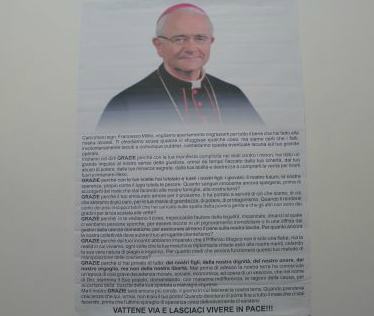 manifesto vescovo milito