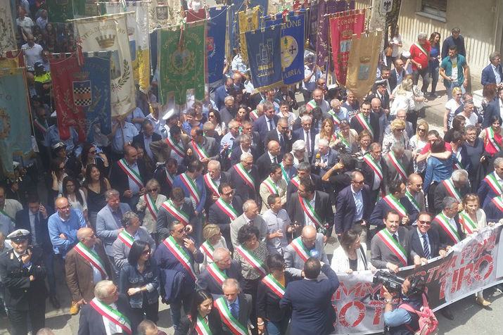 In Calabria 200 sindaci in marcia per la legalità 53 marcia