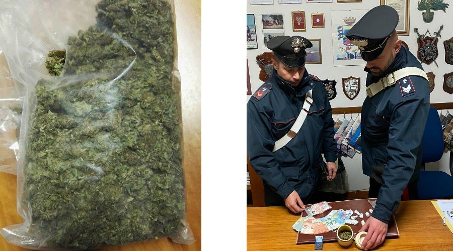 marijuana 18enne villapiana