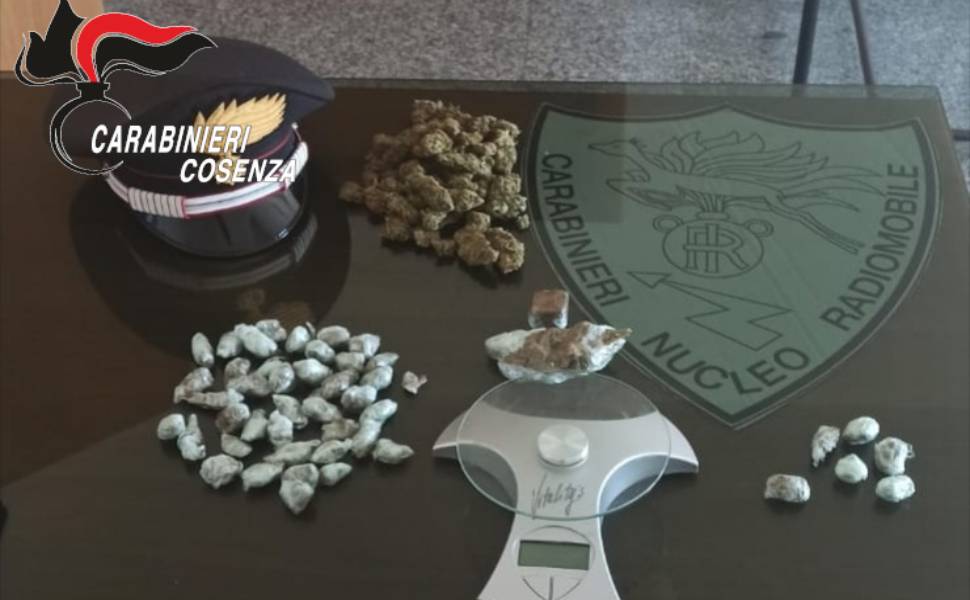 marijuana carabinieri san marco a Roggiano arresto