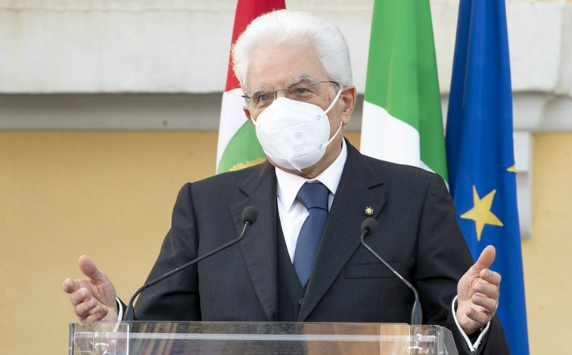 mattarella mascherina