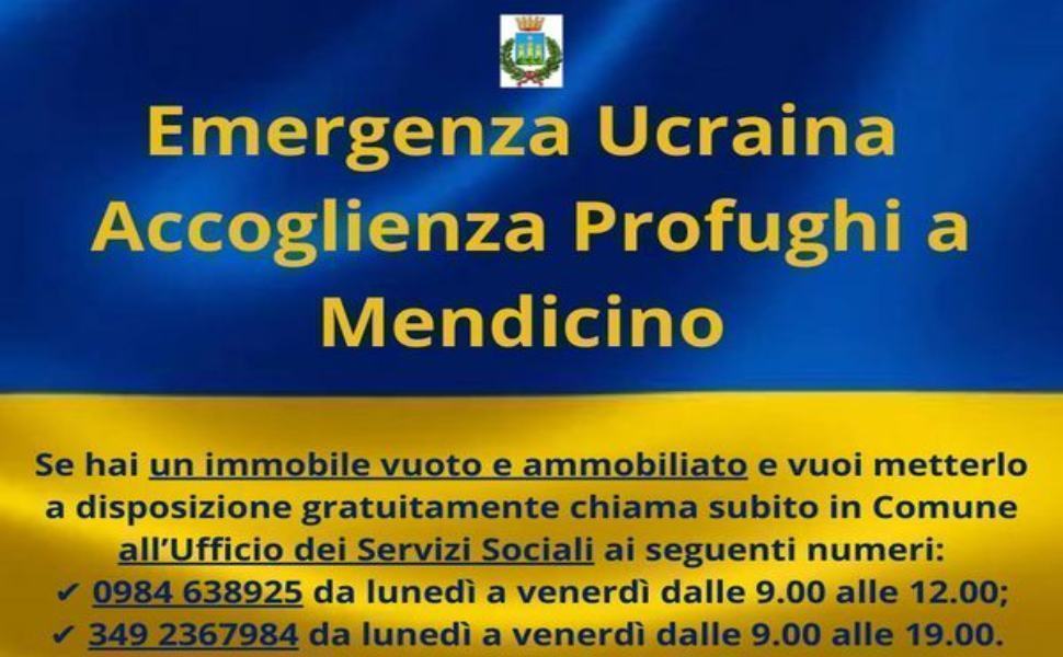 L'appello del sindaco ai cittadini di Mendicino: "chi ha immobili li metta a disposizione dei profughi" 51 mendicino profughi