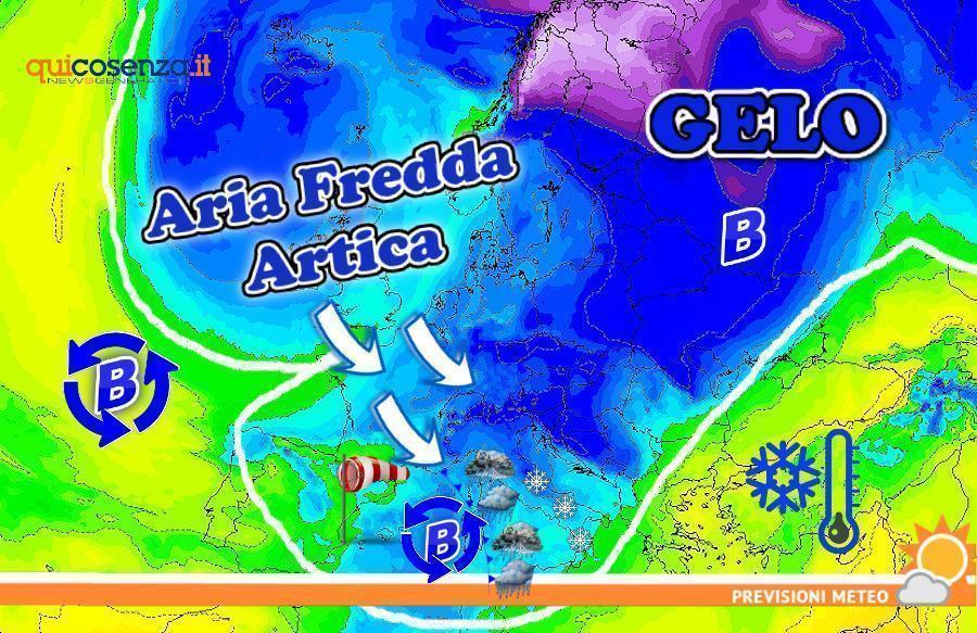 meteo Cosenza 23 dicembre