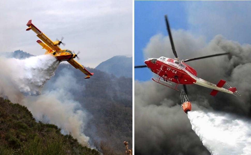 Giornata di fuoco, dal cosentino all'Aspromonte decine di interventi 51 mezzi aerei vigili fuoco incendi