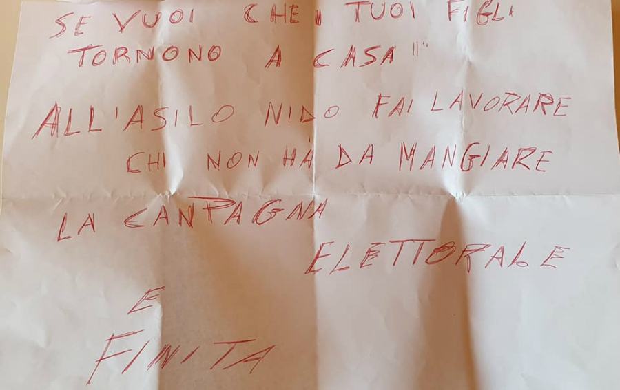 minacce sindaco blandi lattarico