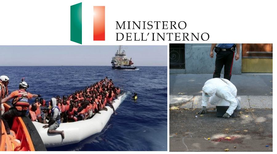 Viminale, sbarchi diminuiti del 79%. Omicidi in calo ma troppe donne vittime 51 ministero interno dati viminale omicidi e immigrazione