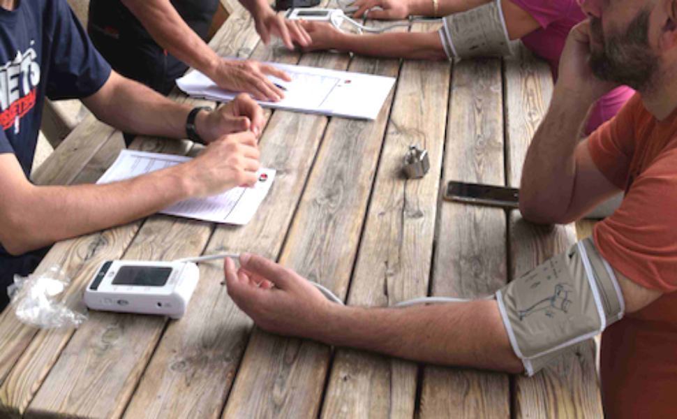 misurazione pressione cai iniziativa rifugi montagna