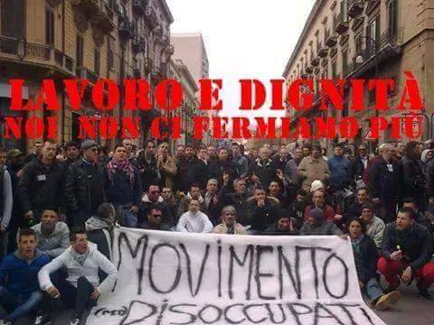 Elezioni Cosenza, Movimento Disoccupati denuncia: ''Presta candidato dai poteri forti'' 77 movimento disoccupati cosenza