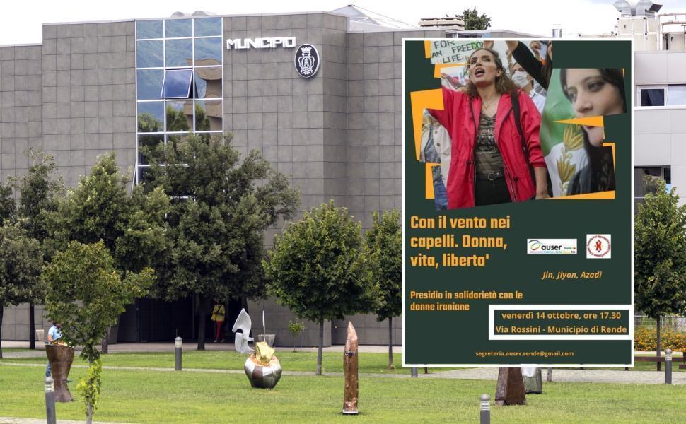 municipio rende presidio donne iran