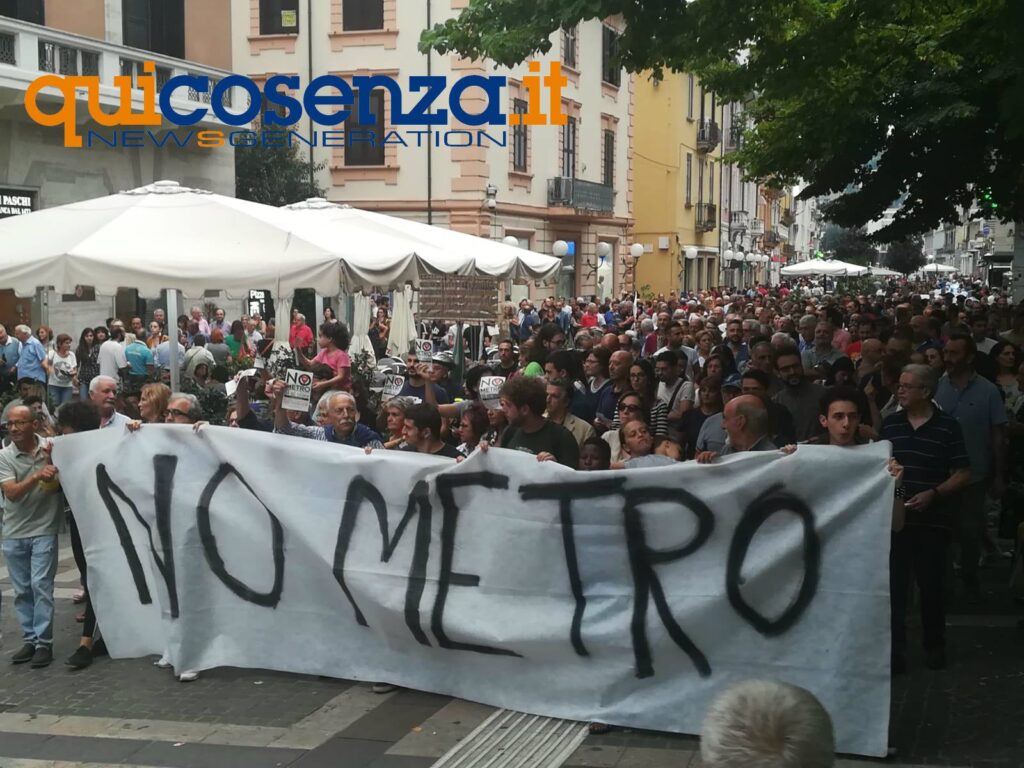 Metro Cosenza, il Tar vuole vederci chiaro e chiede ulteriori verifiche 1 no metro cosenza settembre 2018 21 1