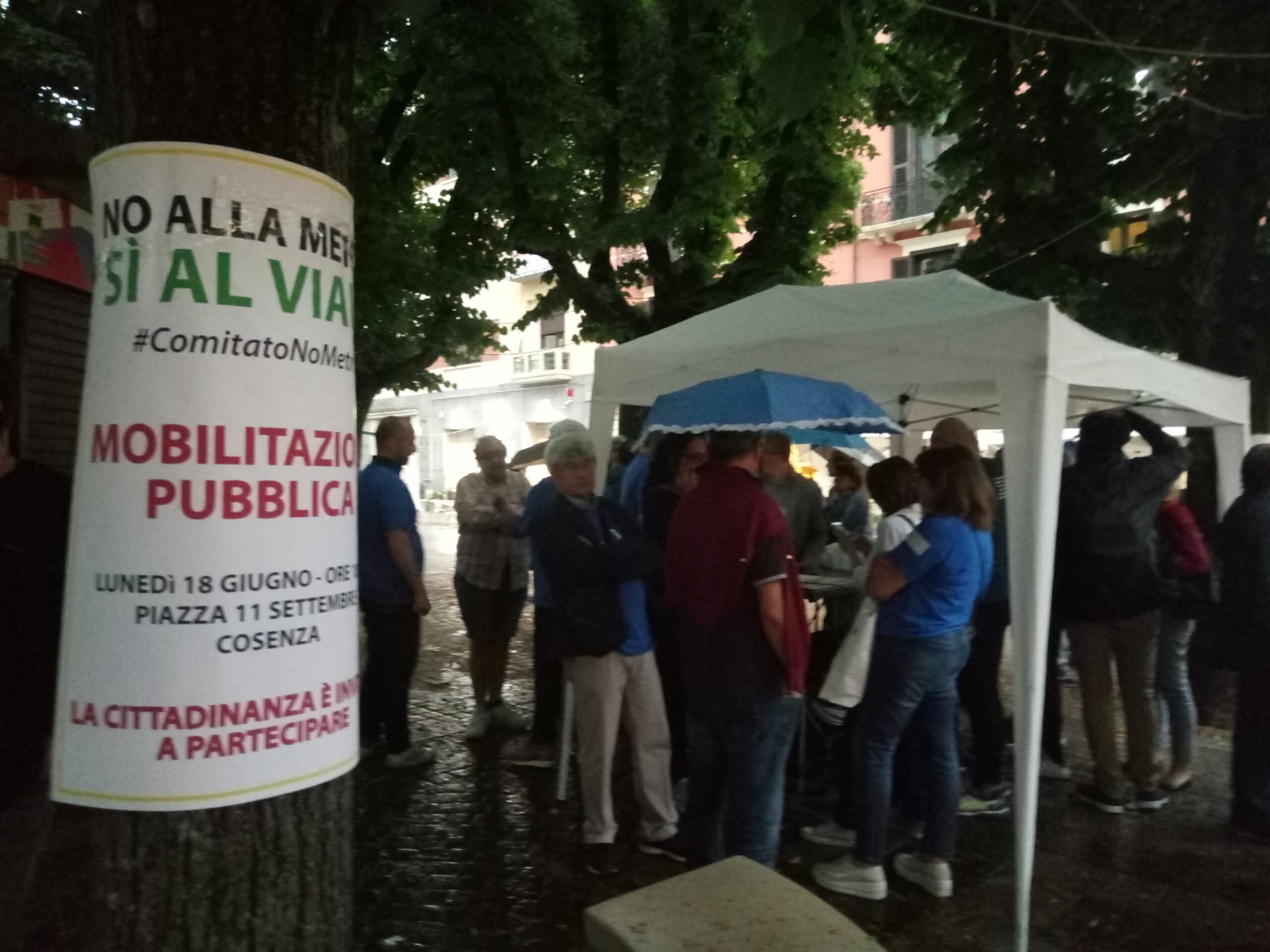 Protesta metro rinviata a causa del maltempo, si rischia di 'sprecare' 97 milioni di euro 74 nometrocosenza 2 scaled