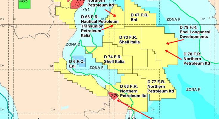 Trivellazioni nel mar Jonio escluse nuove attività di estrazione di idrocarburi 71 nuove-istanze-di-permessi-di-ricerca-Mar-Jonio-