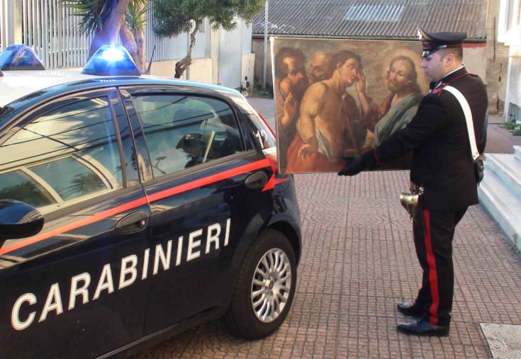 Opere d'arte rubate scoperte in Calabria, dipinti e grafiche Guttuso, Pinizzotto e Dalì (FOTO e VIDEO) 71 opere arte rubate