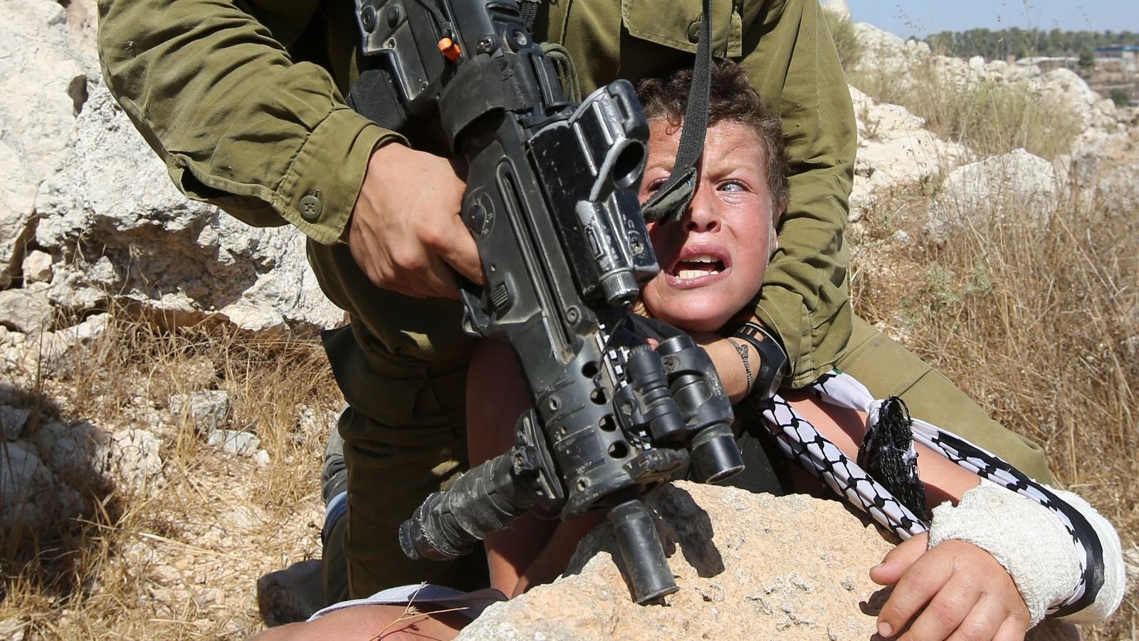 palestinian boy super tease