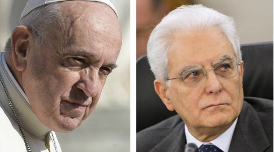 papa francesco mattarella