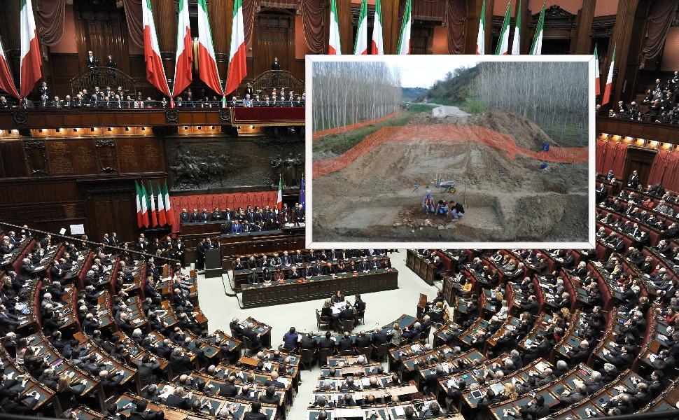 parlamento strada cementificata in CALABRIA