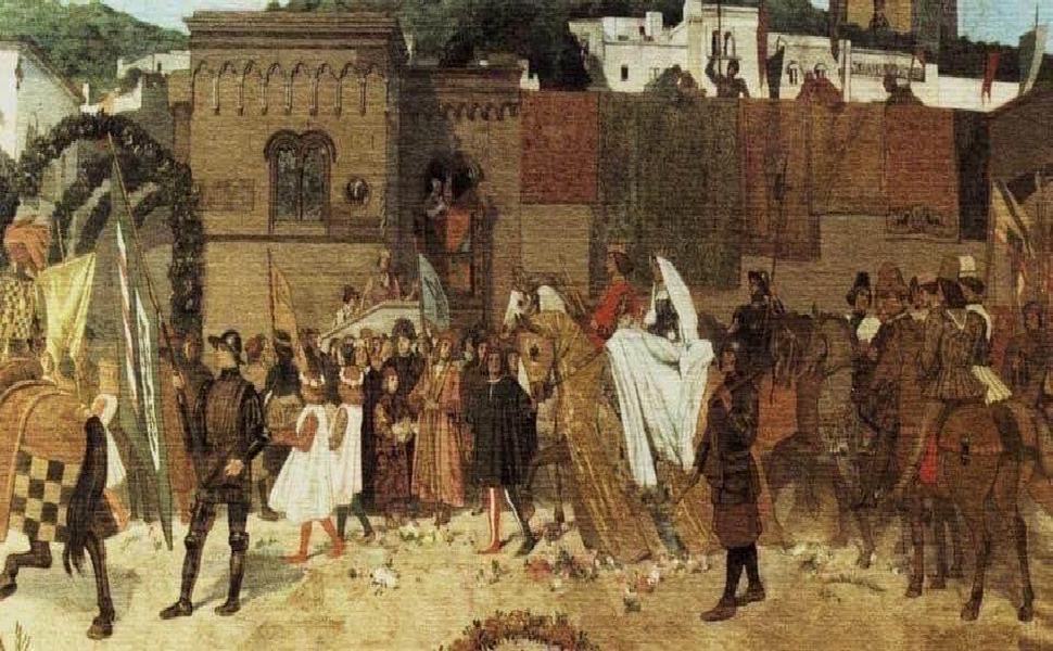 particolare del sipario storico del Teatro Rendano 1