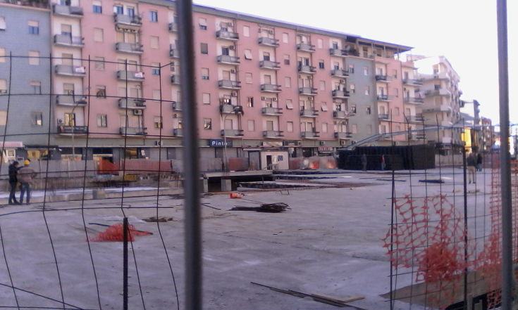 piazza bilotti dentro fera lavori 3