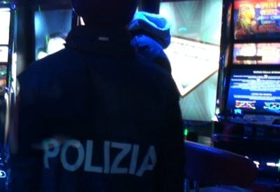 polizia controlli video lottery