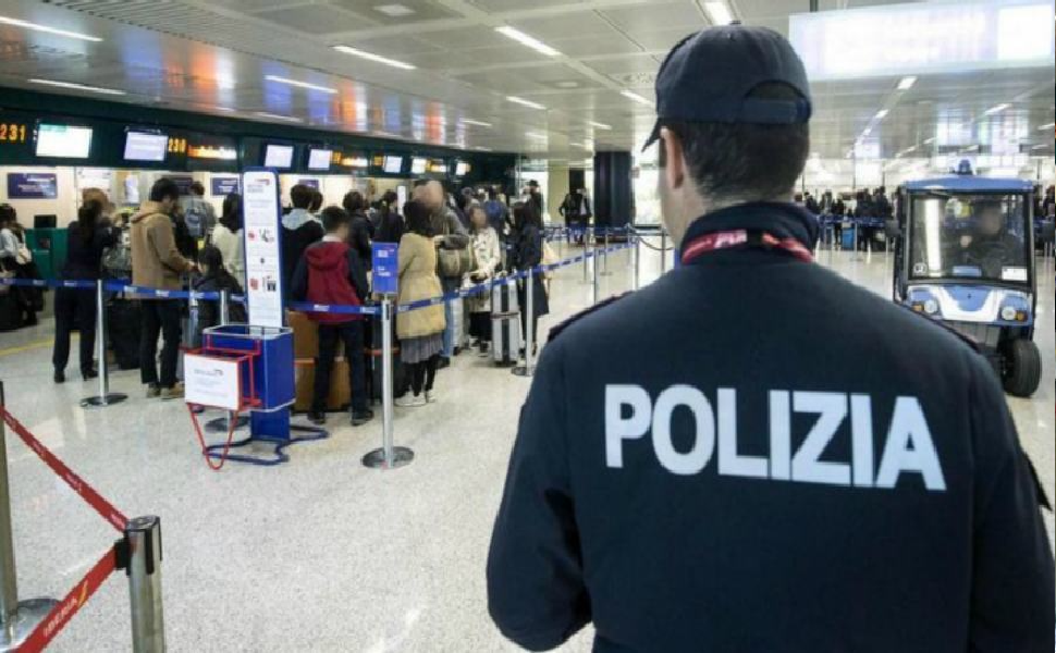polizia frontiera aeroporto fiumicino