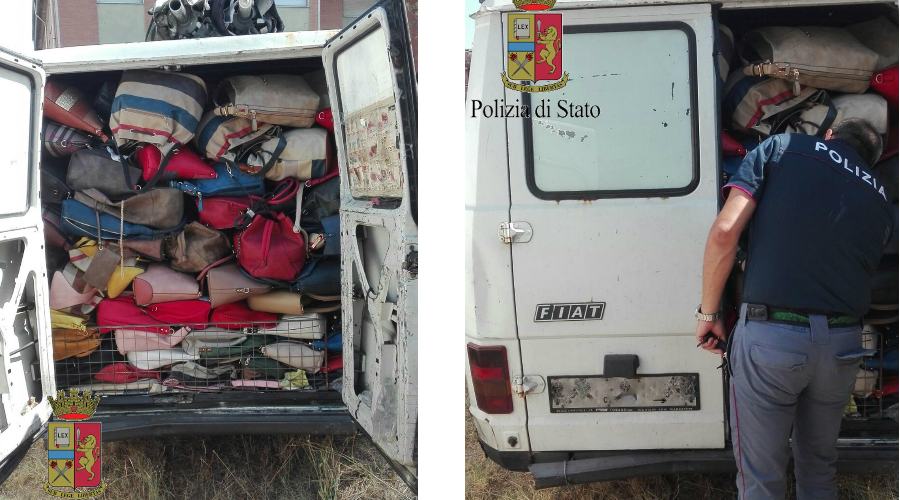 polizia sequestro furgone