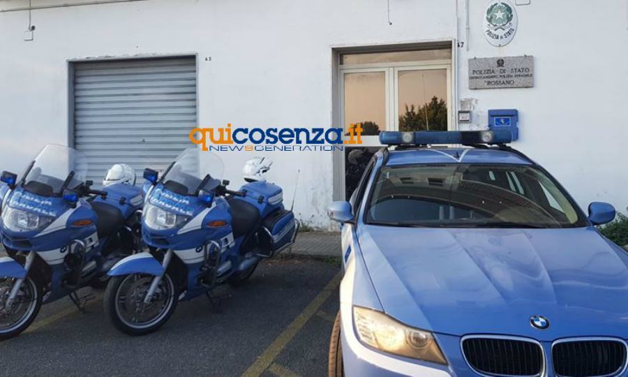 polizia stradale di Rossano