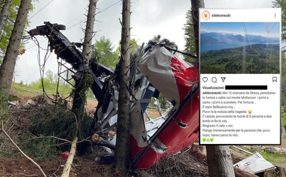 post instagram Ceraudo e funivia