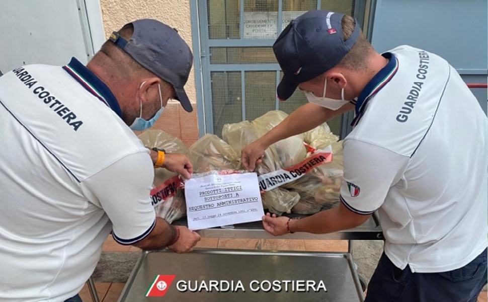 prodotto ittico sequestrato