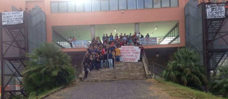 protesta alunni