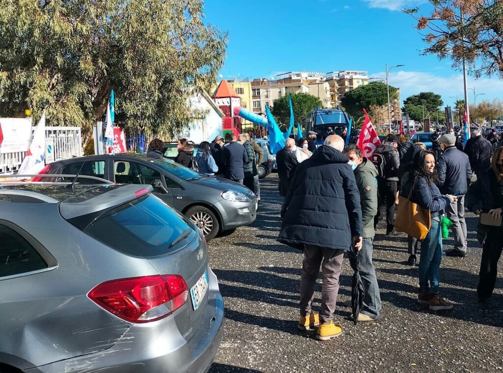 protesta docenti calabria