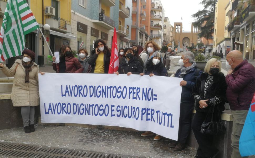 protesta lavoratori ispettorato lavoro 02