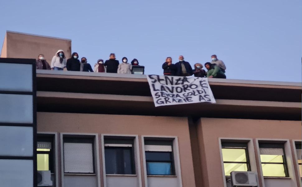 protesta lavoratori