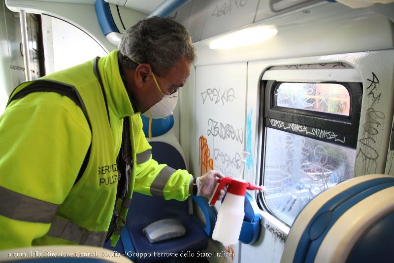 pulizia treni