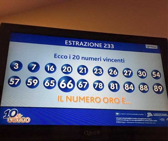 ravello vinti 5mila euro al dieci e lotto 99748