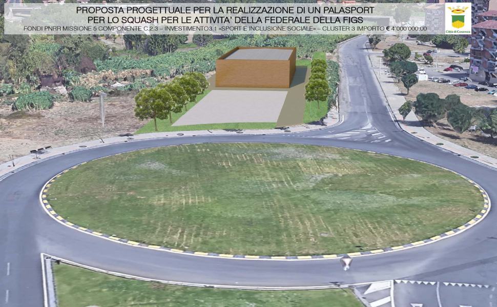 rendering impianto squash 1