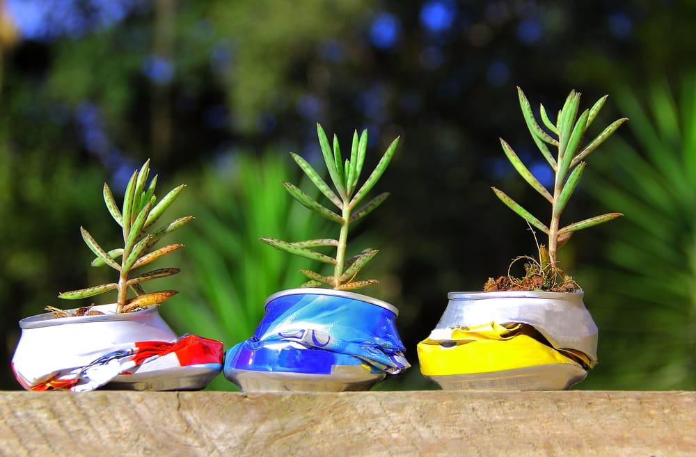 riciclo creativo lattine alluminio 1