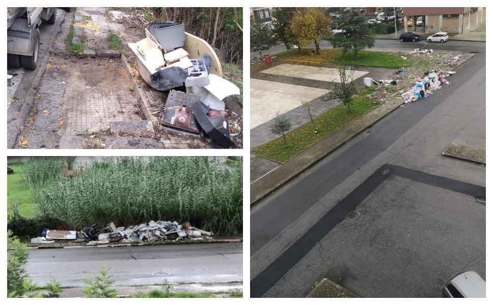 rifiuti abbandonati Cosenza