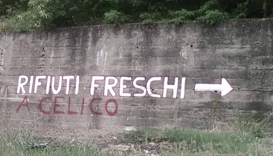 rifiuti freschi celico discarica 1